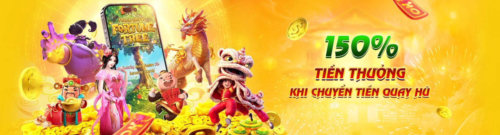 khuyến mãi 150% tiền thưởng